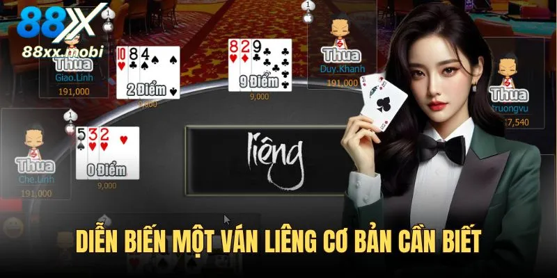 Diễn biến của một ván Liêng mà bạn cần biết